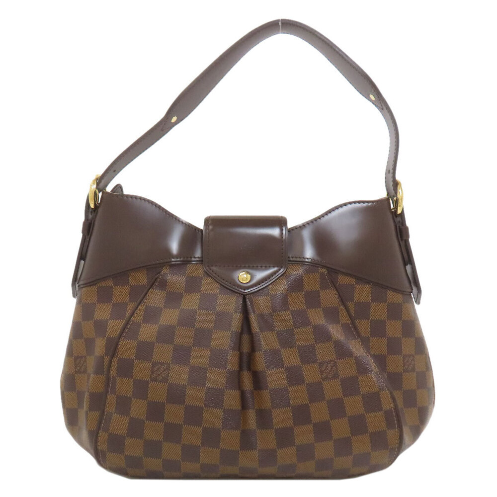 Louis Vuitton Shoulder Damier Bag Canvas Sistina Brown